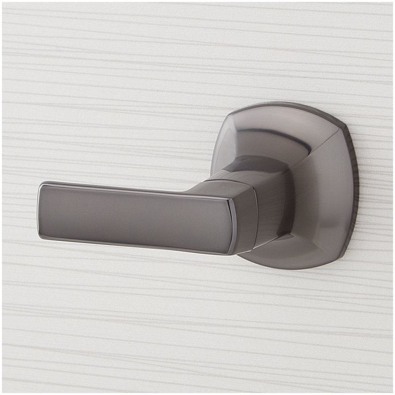 Sefina Wall-Mount Tub Faucet and Rough-In Valve - Gunmetal, Gunmetal