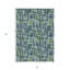Tapis extérieur lavable abstrait bleu marine 3 pi x 5 pi