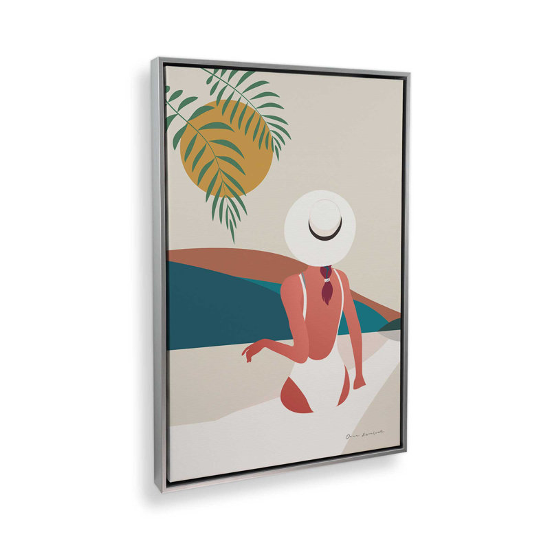 Impression sur toile dans un cadre, Chrome poli, H 18,75 po x l 12,75 po