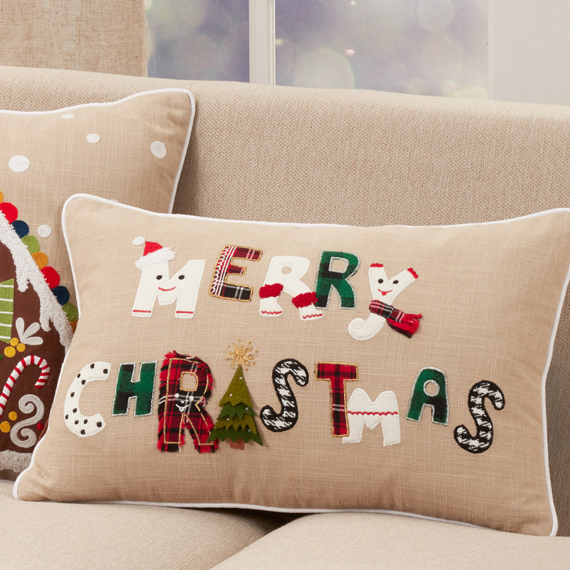 Ariadne Collection Cotton Throw Pillow, Polyester/Polyfill