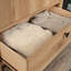 Armoire, finition brune