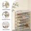 Range-chaussures en métal de style rustique