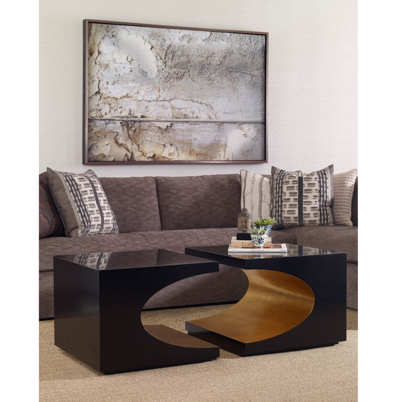 Void Solid Wood Cocktail Table