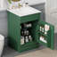 Meuble-lavabo de 20 po avec lavabo, meuble-lavabo avec tablette de porte et tablette réglable, meuble-lavabo