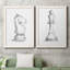 Chess Room Study I - Ensemble de 2 reproductions de cadres photo-1074291226-1074291231