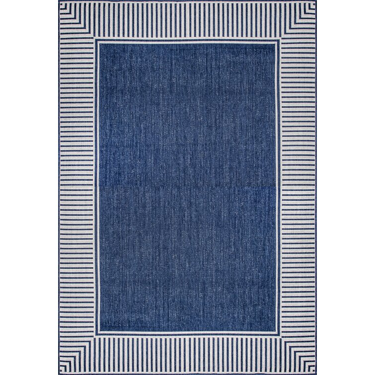 Arba Blue Indoor / Outdoor Area Rug Latitude Run Rug Size: Rectangle 3'6 x 5