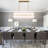 Ajanee 5 Light Linear Square/rectangle Chandelier With White Fabric Hardback Shade - 11.02'' H X 39.37' W-485203006