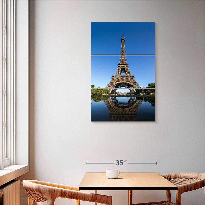 Nicci Historic Eiffel Tower, 57" H x 36" W