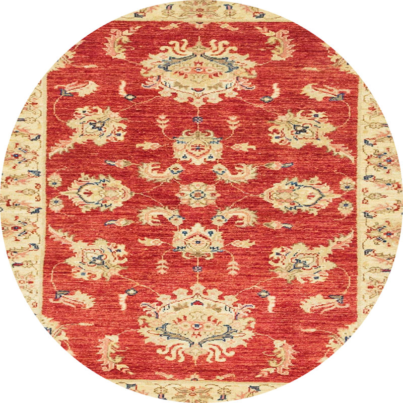 Abdel-Rahman Abstract Indoor Rug, Round 5'