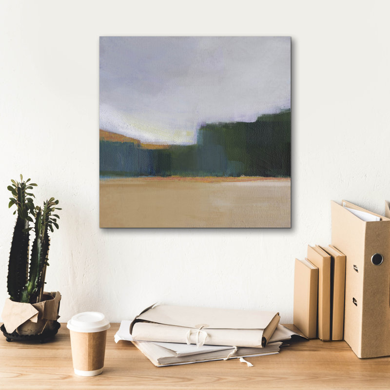  «Solitude 2» par Brittany Evans, art mural sur toile, 18 po x 18 po