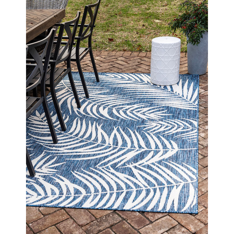 Outdoor Kona Area Rug Arctic Color, Rectangle 8' x 11'4"