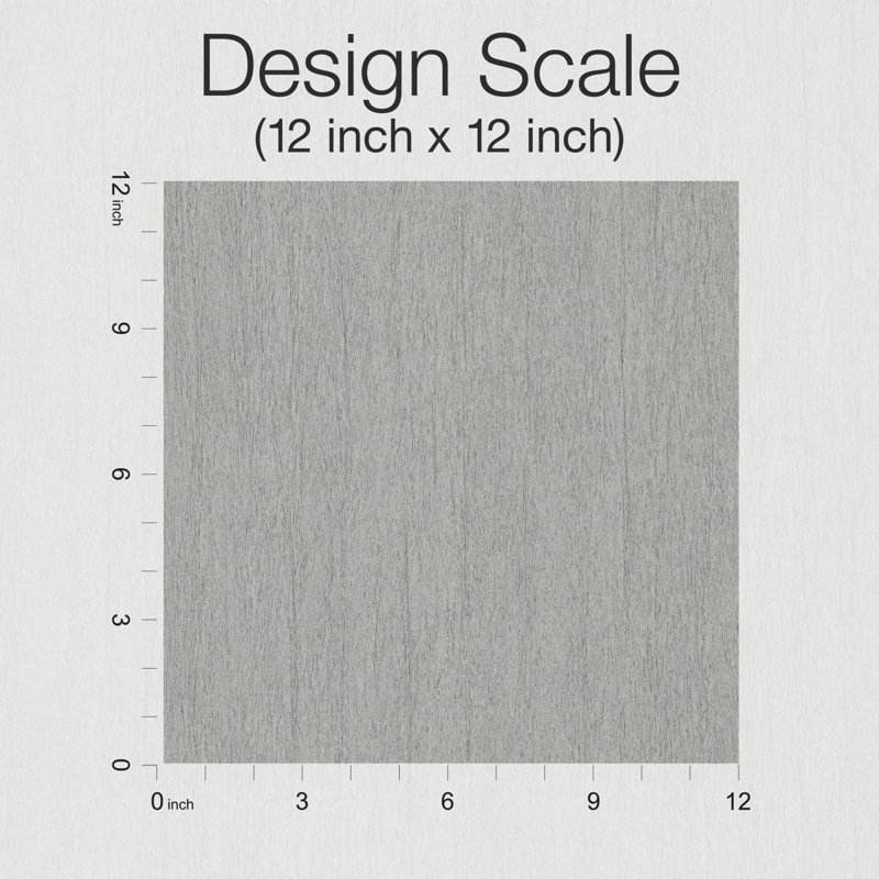 Rouleau de papier peint texturé L 33 pi x l 21 po Natural, gris