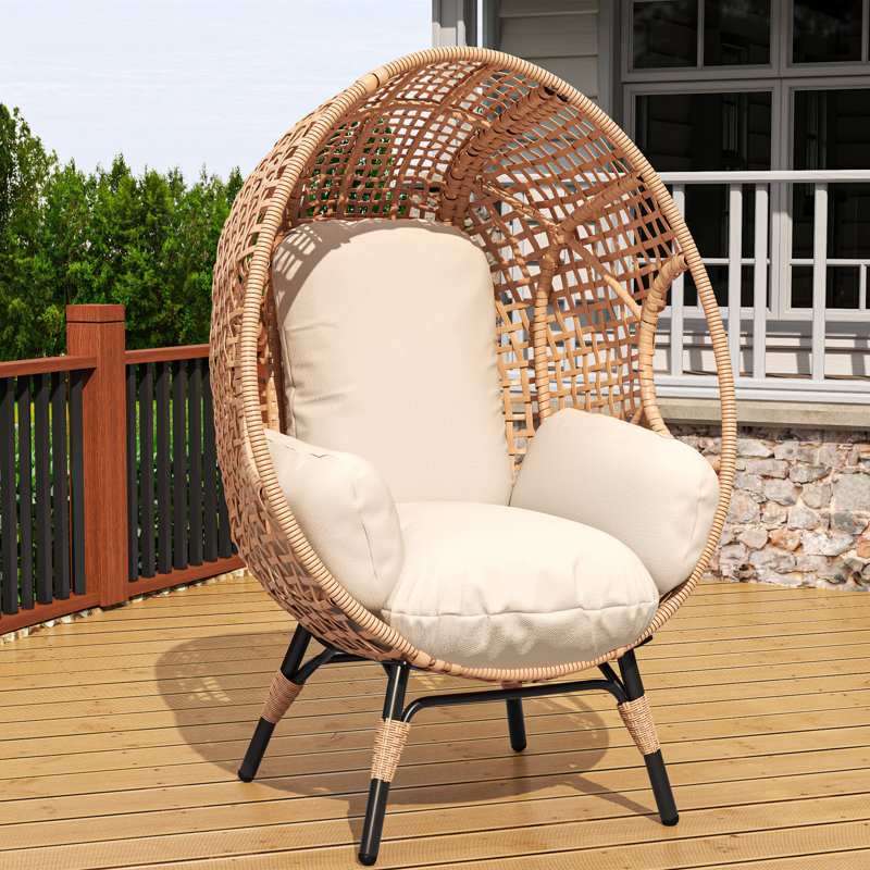 Fauteuil d'extérieur avec coussin