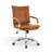 Dareece Leather Task Chair with Padded Arms-1790940181