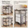 Haigh L Shaped Desk with Shelves 86.6 Inch, Reversible Corner Computer Desk or 2 Person Long Table