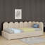 Lit de jour simple rembourré avec lit escamotable-97997500