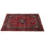 Nanka Wool Oriental Area Rug in Red