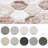 Recycled Serenity 12" x 11" Hexagon Glass Mosaic Wall Tile-63332533