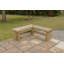 Solid Wood Outdoor Bench