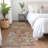 Martha Orange Washable Indoor-Outdoor Rug - -1607212074
