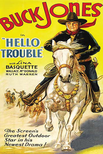 « hello trouble »-impression de publicités non encadrées, H 36 po x l 24 po x P 1,5 po