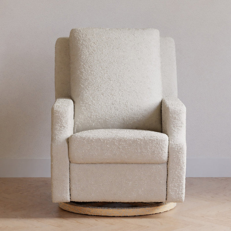 Crewe Recliner and Swivel Glider, Ivory Boucle