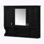 Armoire à pharmacie murale 35 po x 28 po avec tablettes ouvertes-106838497