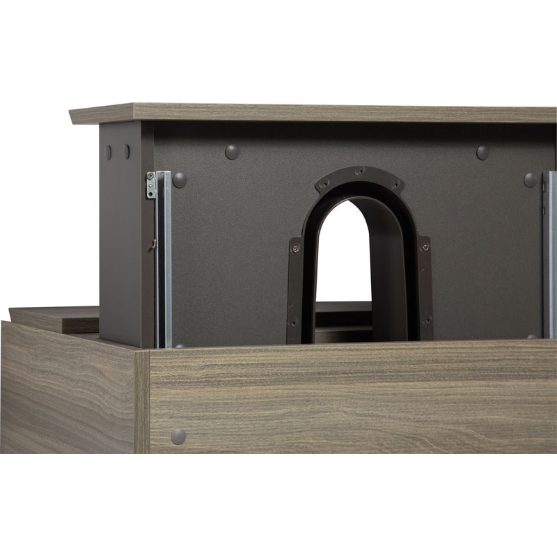 Meuble-lavabo flottant 24 po avec lavabo, Gris