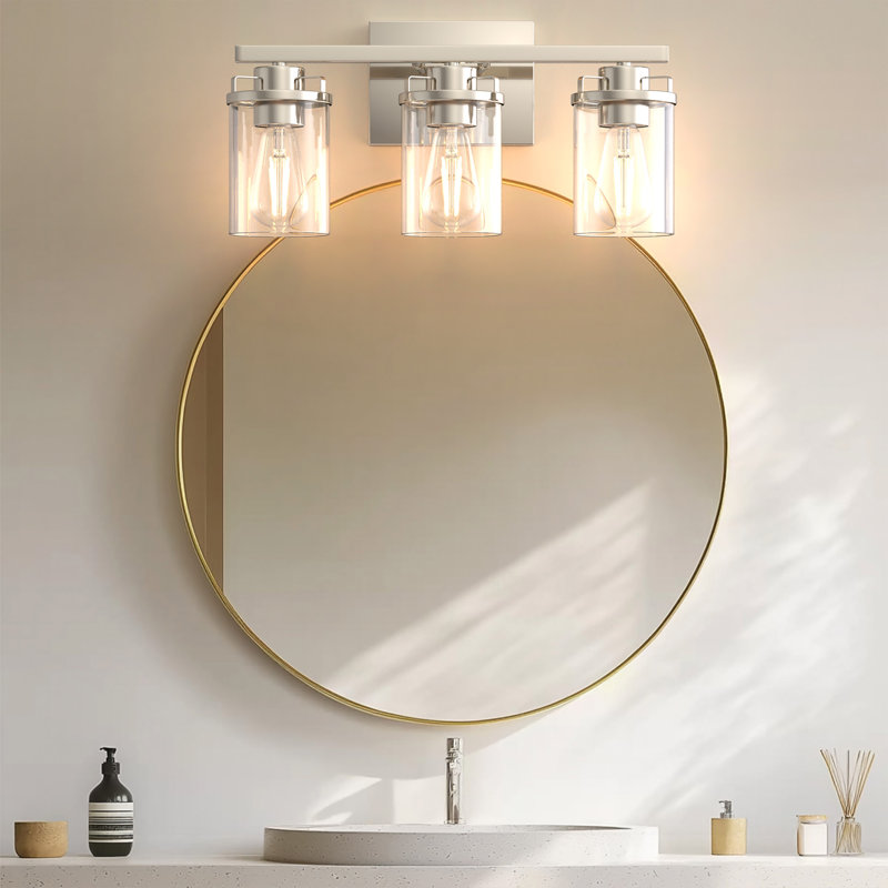 Éclairage pour meuble-lavabo 18 po, Nickel poli