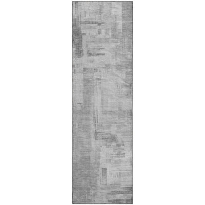 Premium Machine Washable Elize AMF1338 Blocks Rug