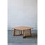 Table basse 27,6 x 27,6 x 13,8 po, pièce maîtresse de l'espace de vie en bois massif
