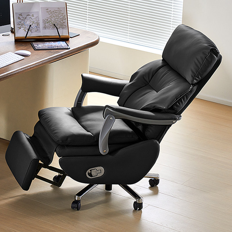 Silent and environmentally friendly office chair, Black
