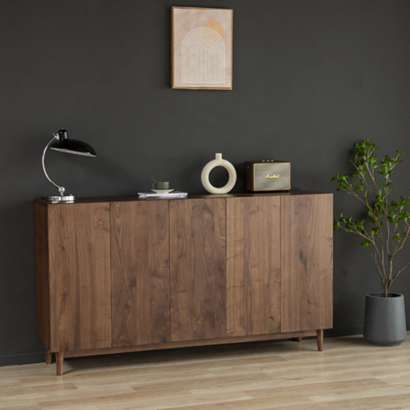 Armoire simple en bois massif rétro