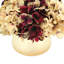Burgundy And Cream Holiday Arrangement