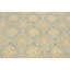 Tapis en laine noué à la main en beige / bleu-70098501