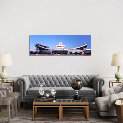 Football Stadium, Arrowhead Stadium, Kansas City, Missouri, USA by Panoramic Images - Wrapped Canvas Panoramic Print