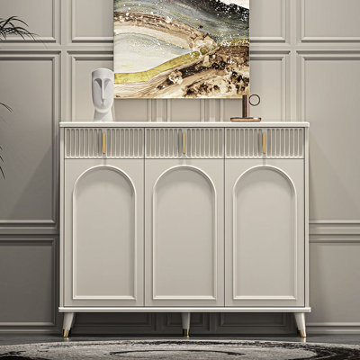 French style romantic storage shoe cabinet