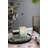 6''  Frosted Mercury Glass Octagonal Candle Holder-1550790895