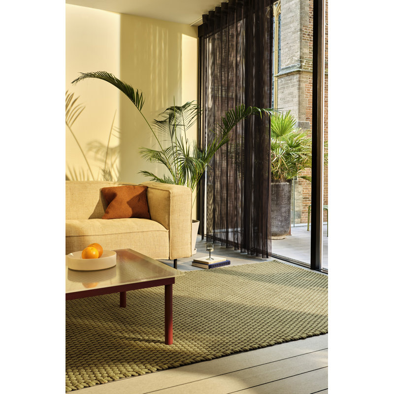 Lace Area Rug in Thyme, Rectangle 5'3" x 7'6"