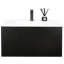 Ensemble de meuble-lavabo mural simple 24 po Aleemah-1538738481