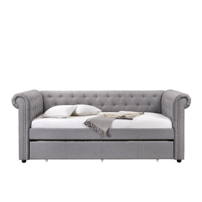 Fabric Daybed With Trundle (Twin)
