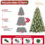 Arbre de Noël avec 300 lumières DEL blanc chaud-351264039