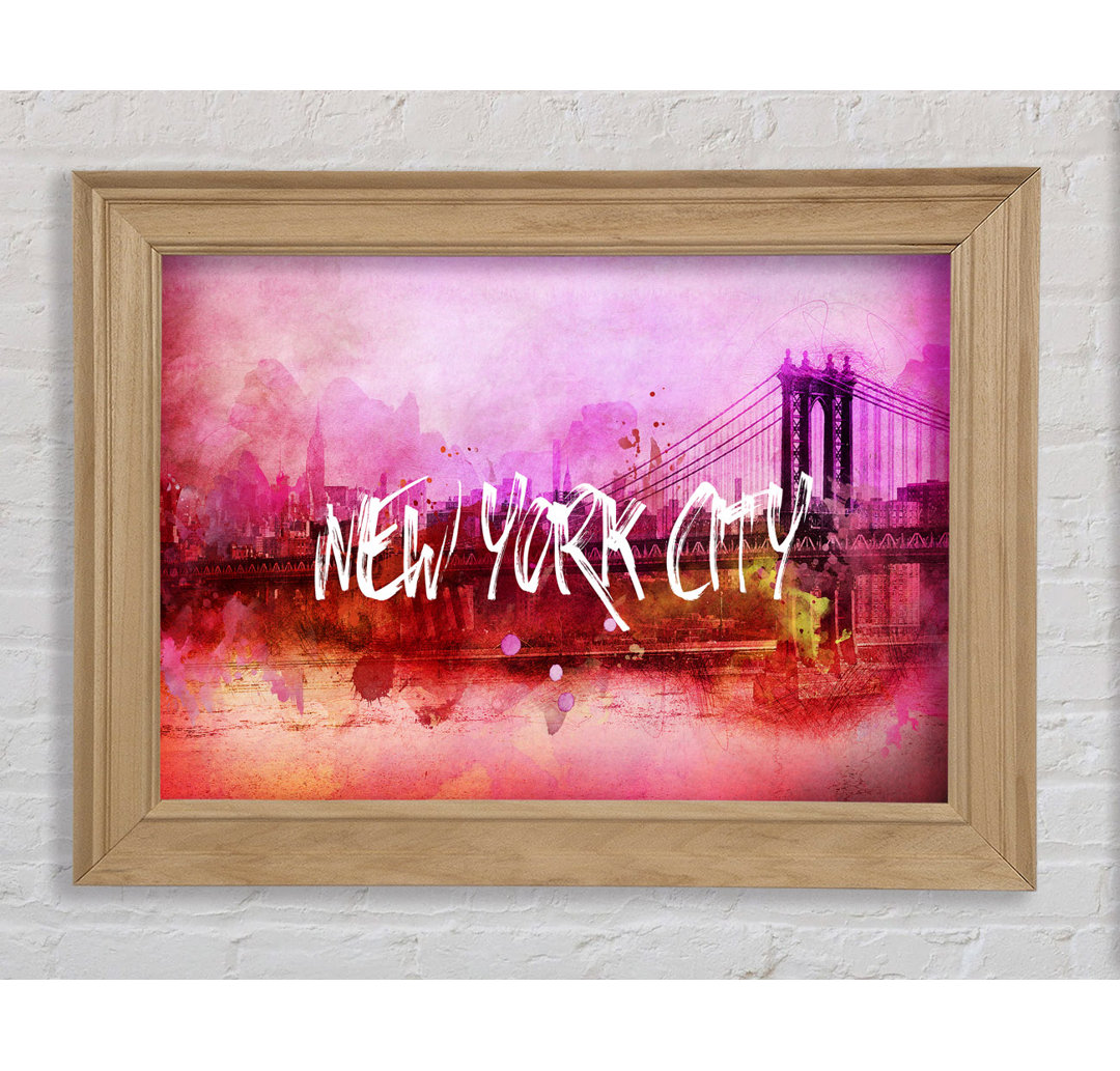 Pink NYC - Druck