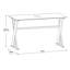 Bureau moderne en verre