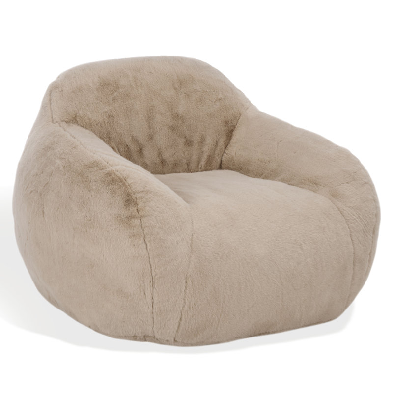 Lorianna Bean Bag Chair, Light Brown