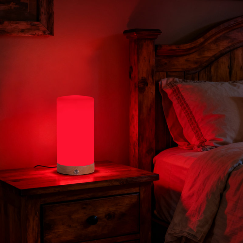 Lampe rouge pour le sommeil avec contrôle du temps et des applications: lumière rouge pour le sommeil