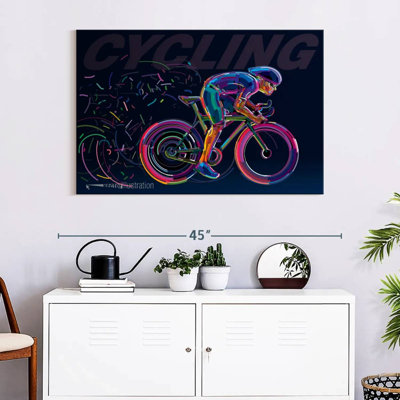 Sirci abstrait à vélo