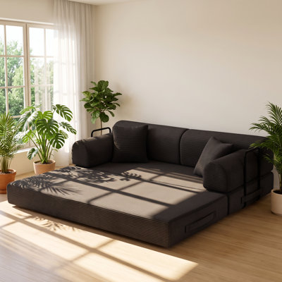 Twin 78.74'' Upholstered Convertible Sofa