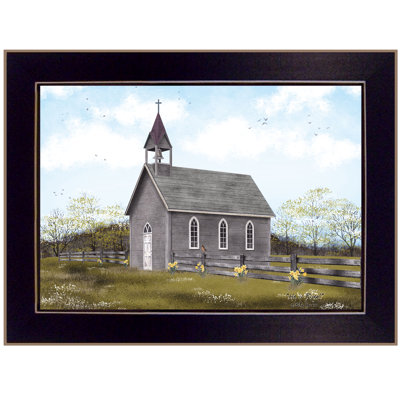 'He is Risen' Framed Acrylic Painting Print