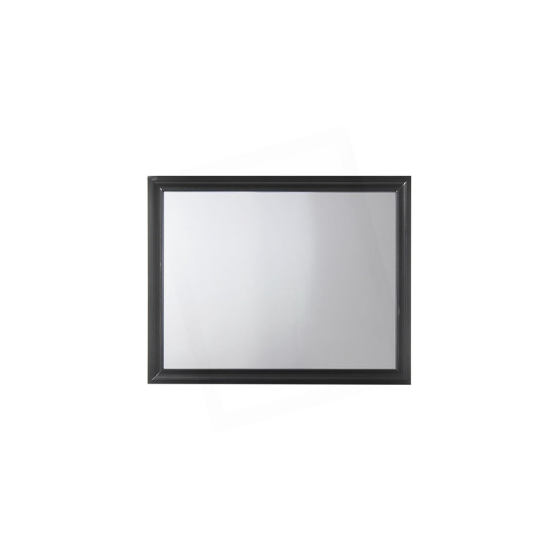 Naima  Black Finish Mirror, Black